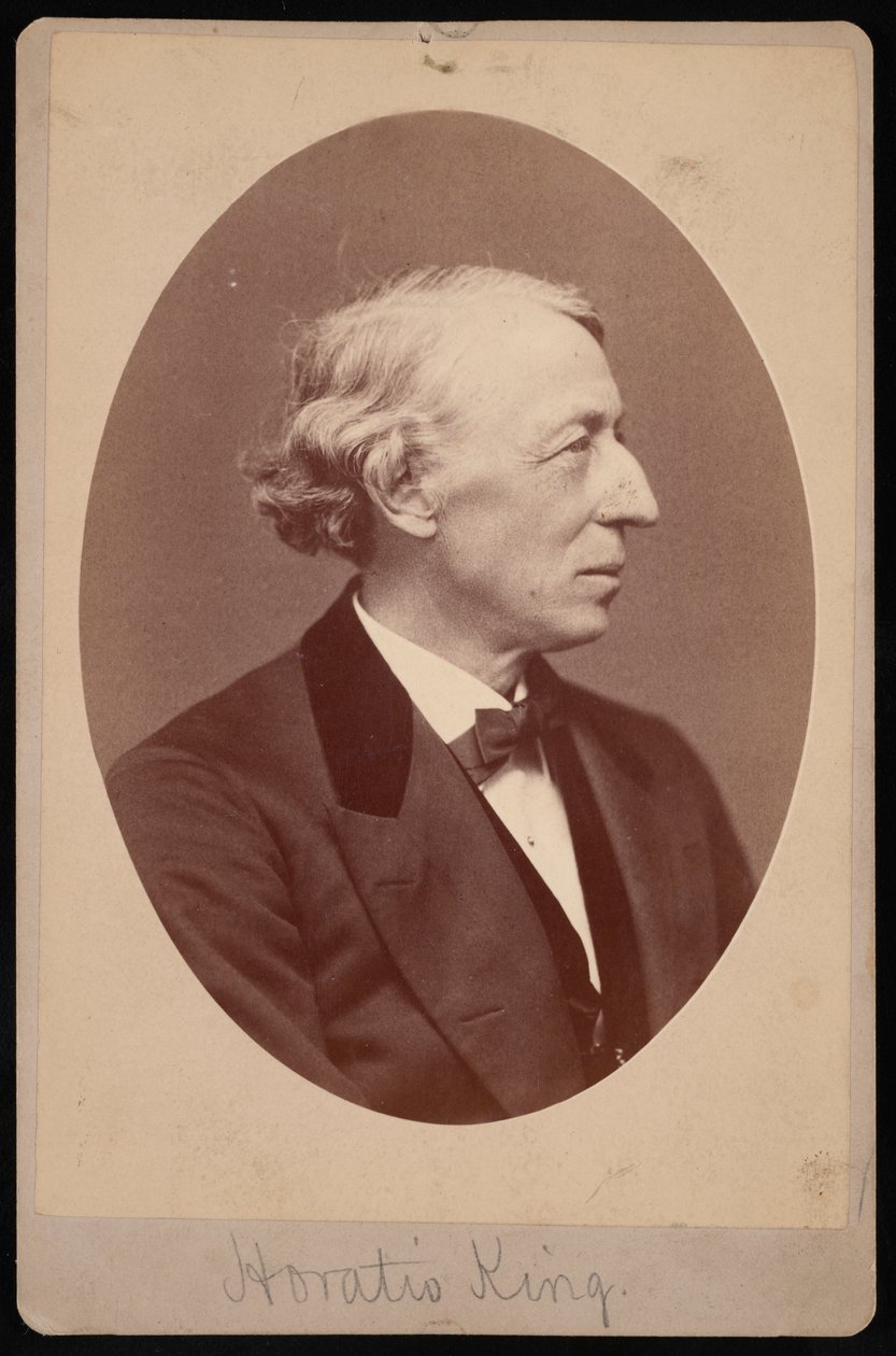 Portret van Horatio King 1811-1897, Tussen 1876 en 1880 door Samuel Montague Fassett