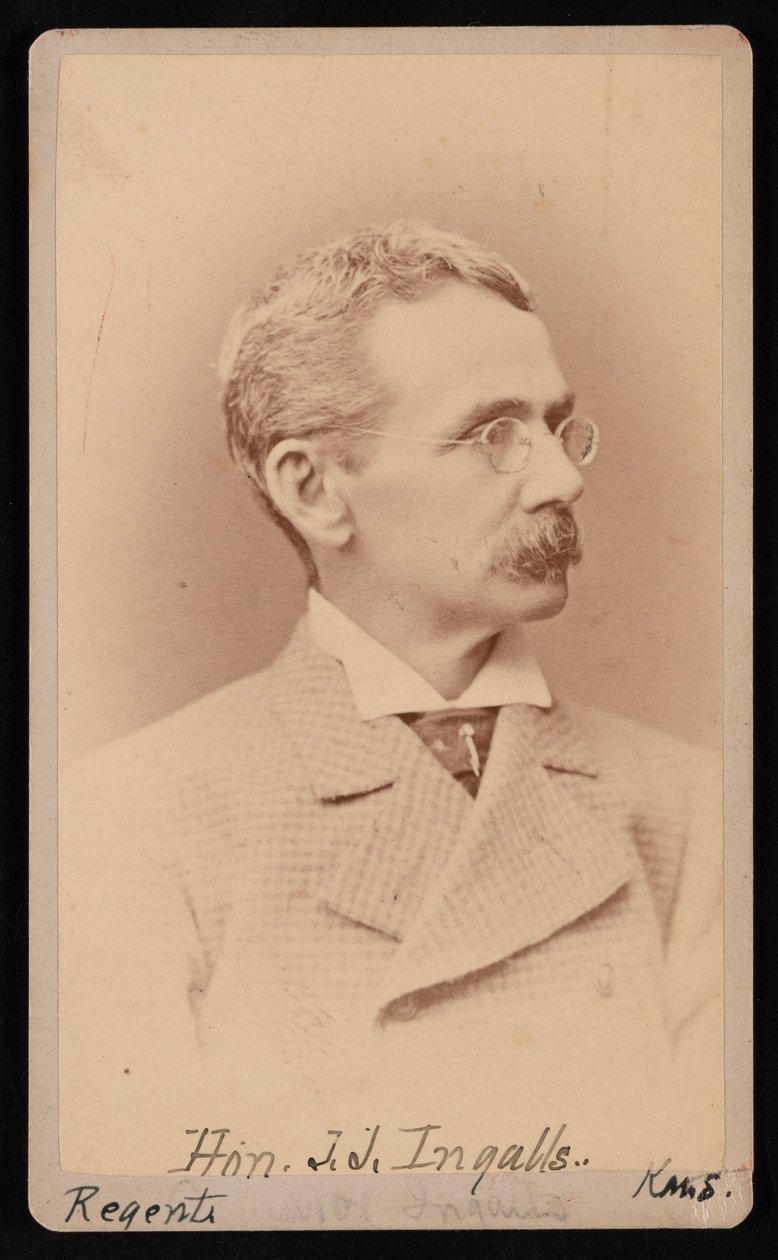 Portret van John James Ingalls door Samuel Montague Fassett