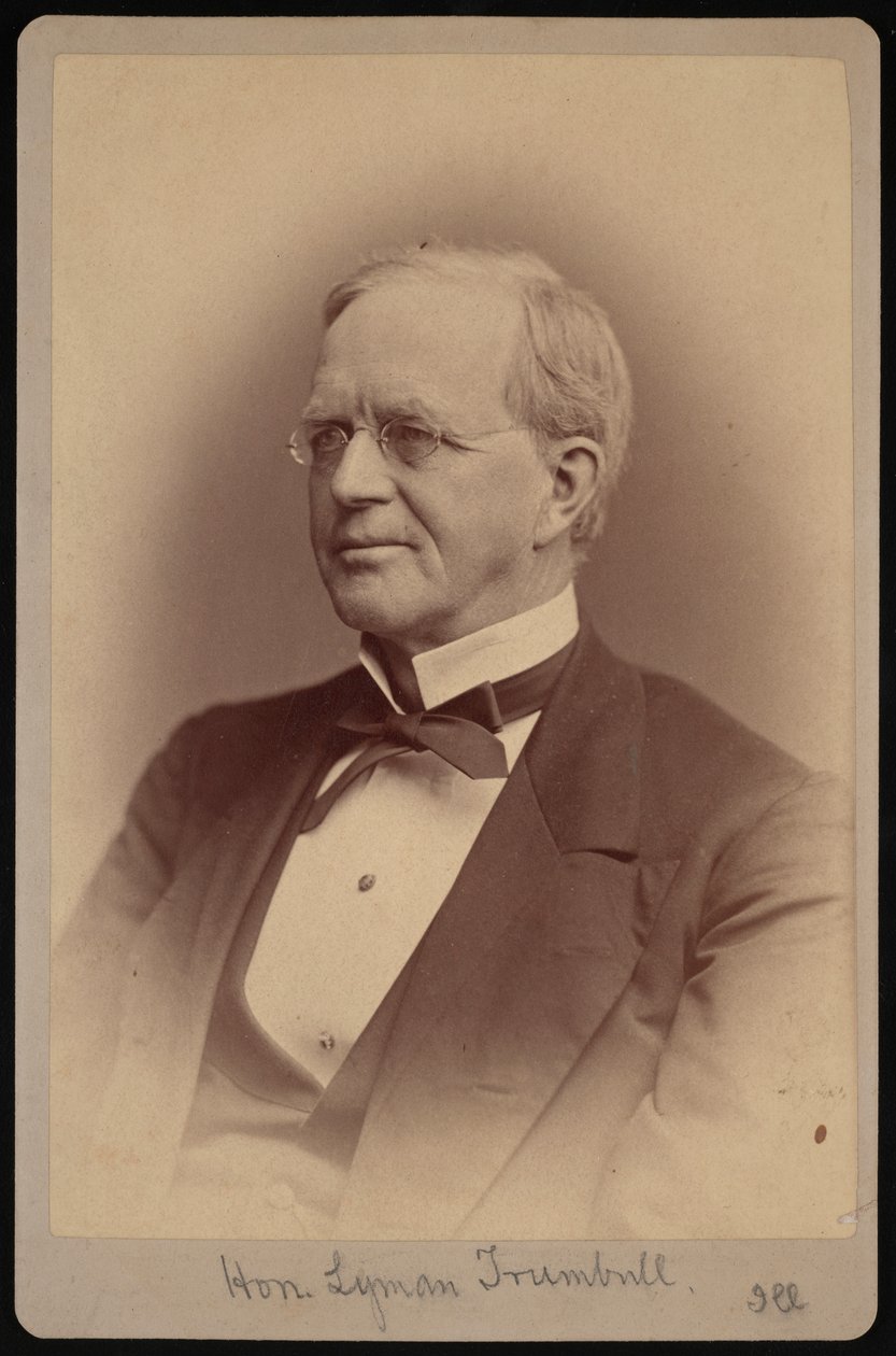 Portret van Lyman Trumbull 1813-1896, 1877 door Samuel Montague Fassett