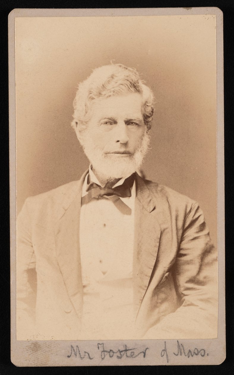 Portret van Mr. Foster uit Massachusetts, tussen 1876 en 1880 door Samuel Montague Fassett