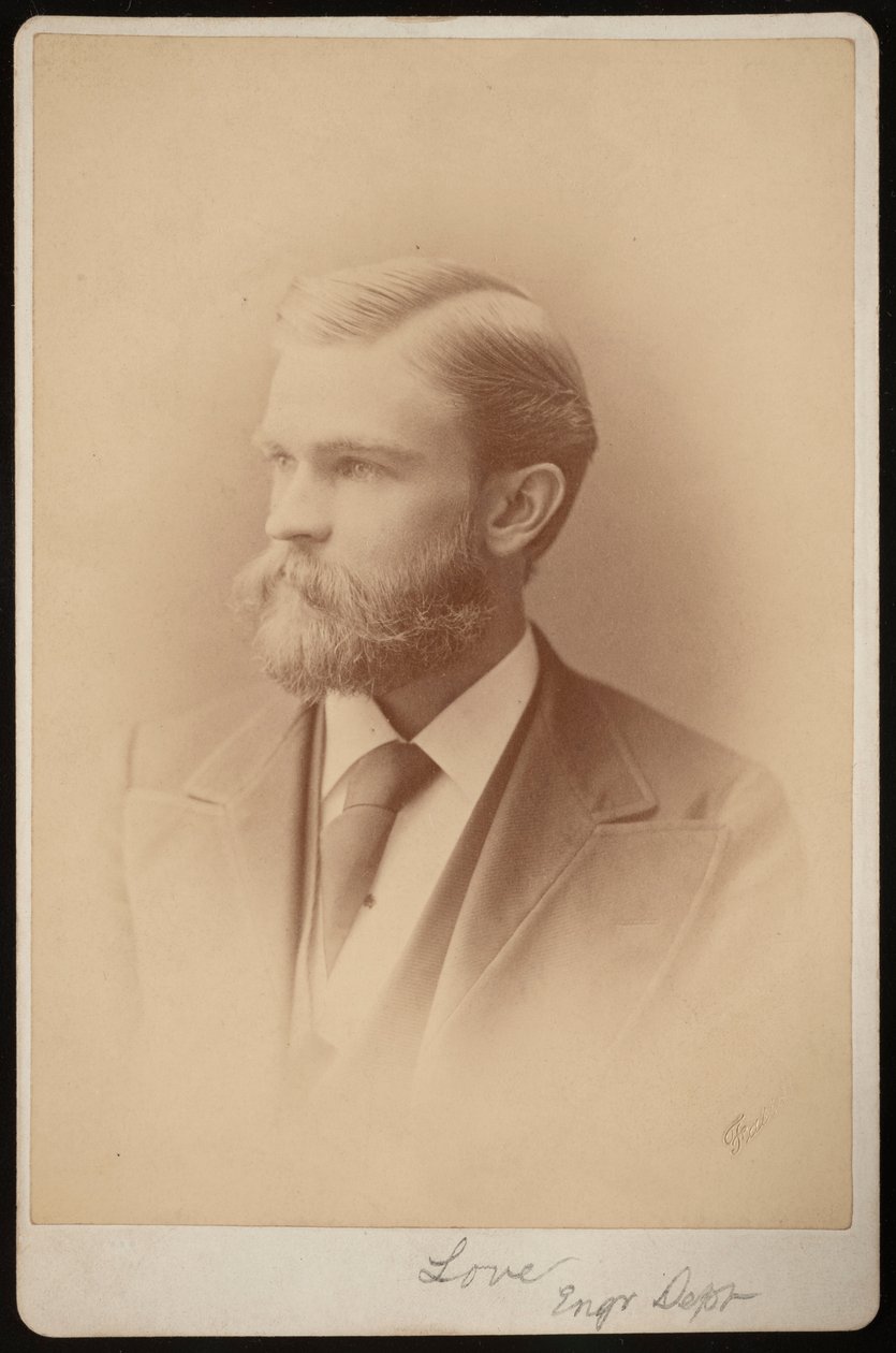 Portret van een niet-geïdentificeerde man door Samuel Montague Fassett