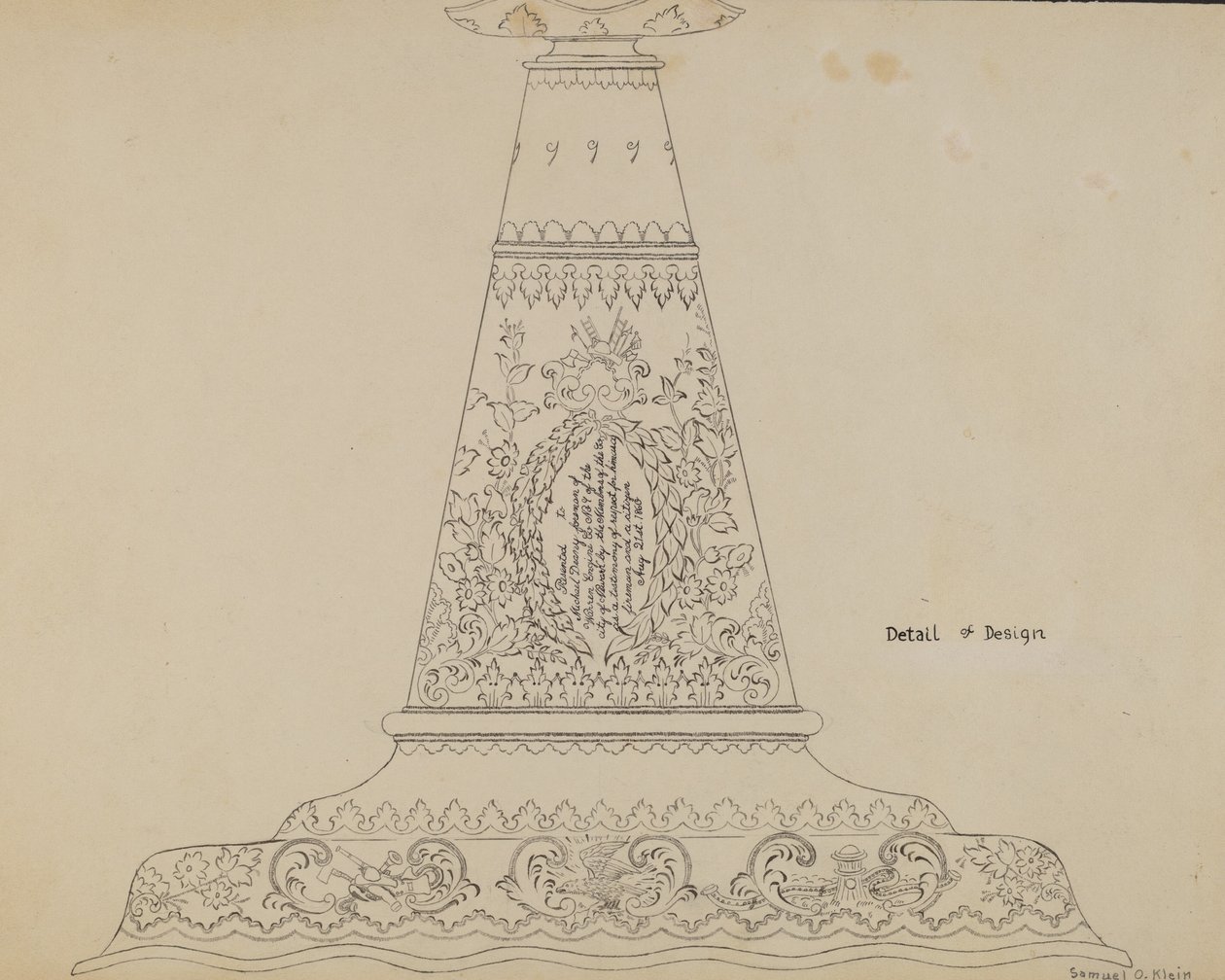 Brandweermans trompet door Samuel O. Klein