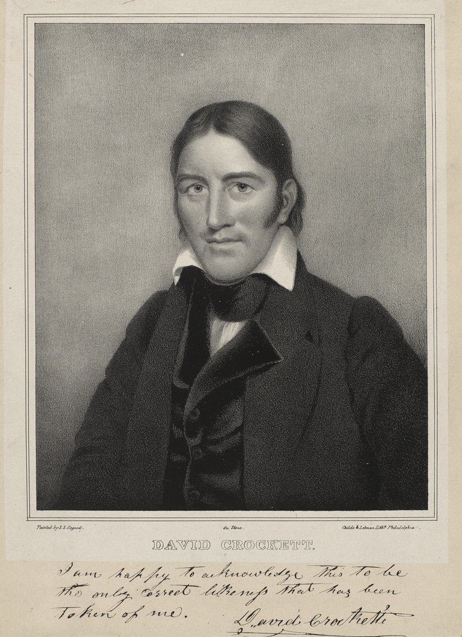 David Crockett door Samuel Osgood