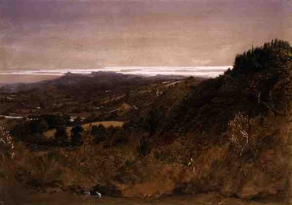 Nabij Underriver, Sevenoaks, Kent door Samuel Palmer