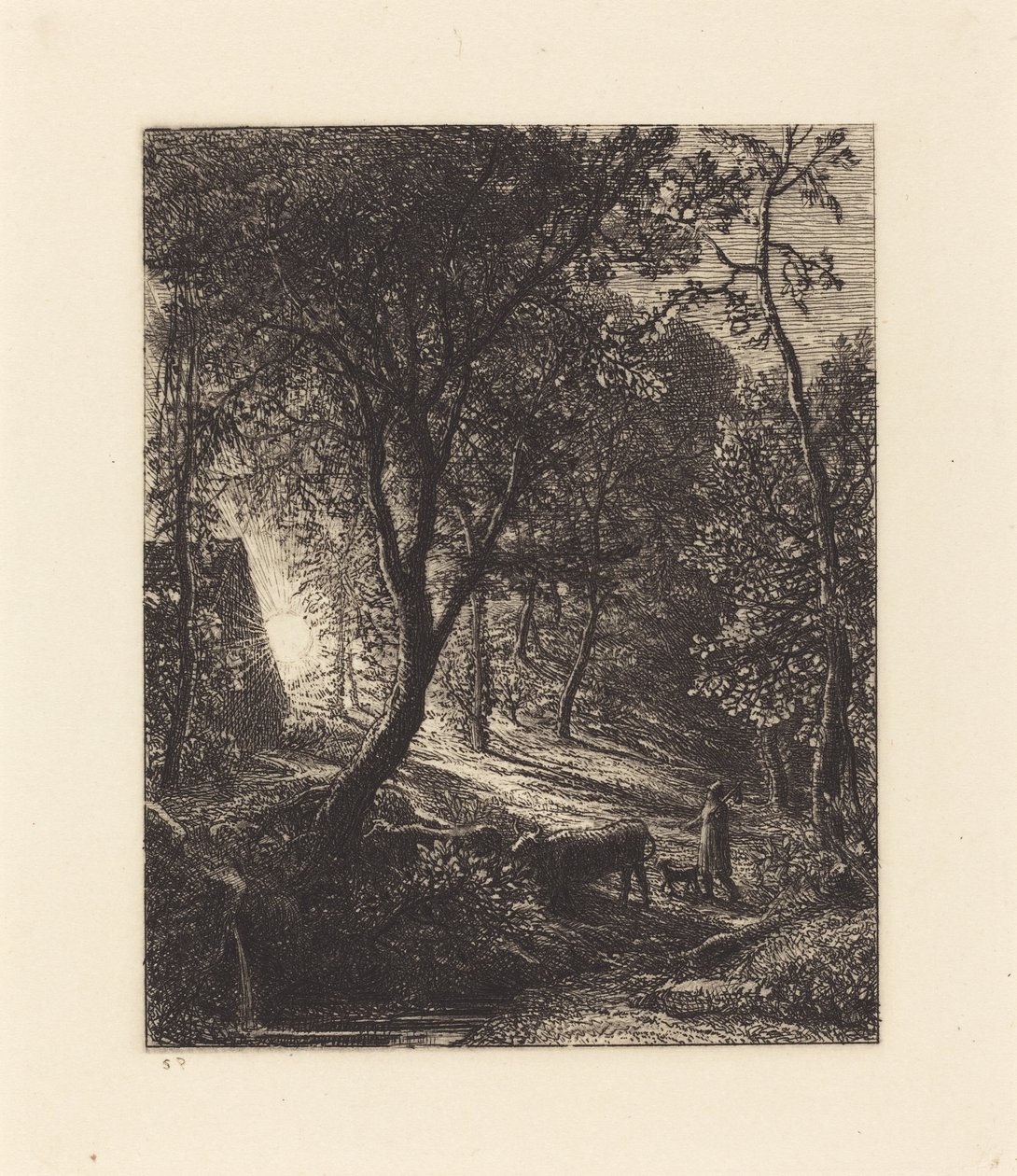 De herdershut door Samuel Palmer
