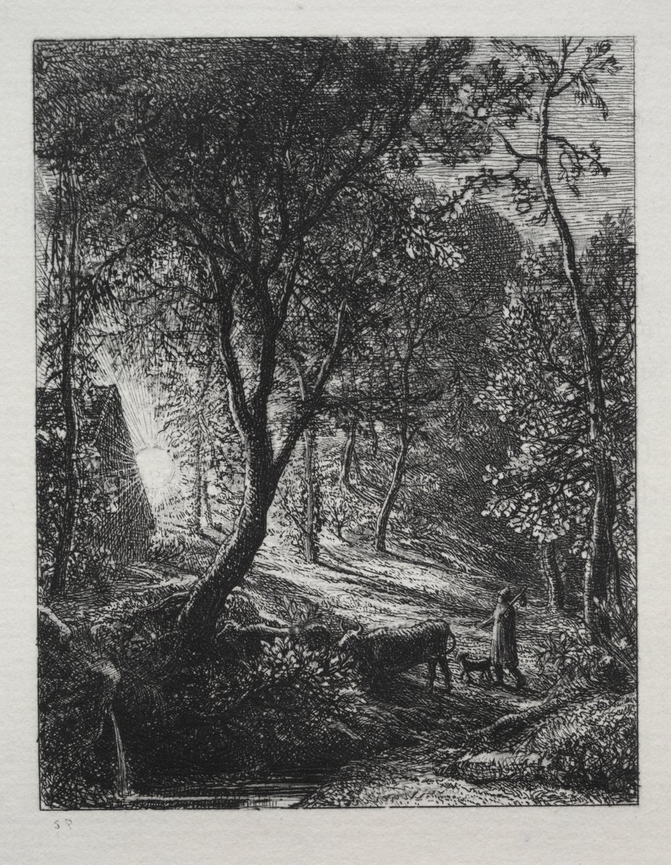 De herdershut door Samuel Palmer