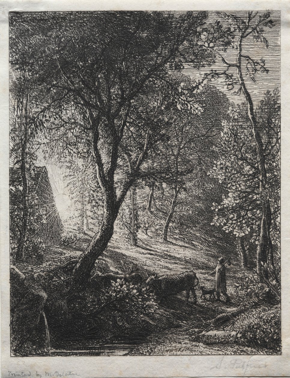 De herdershut door Samuel Palmer