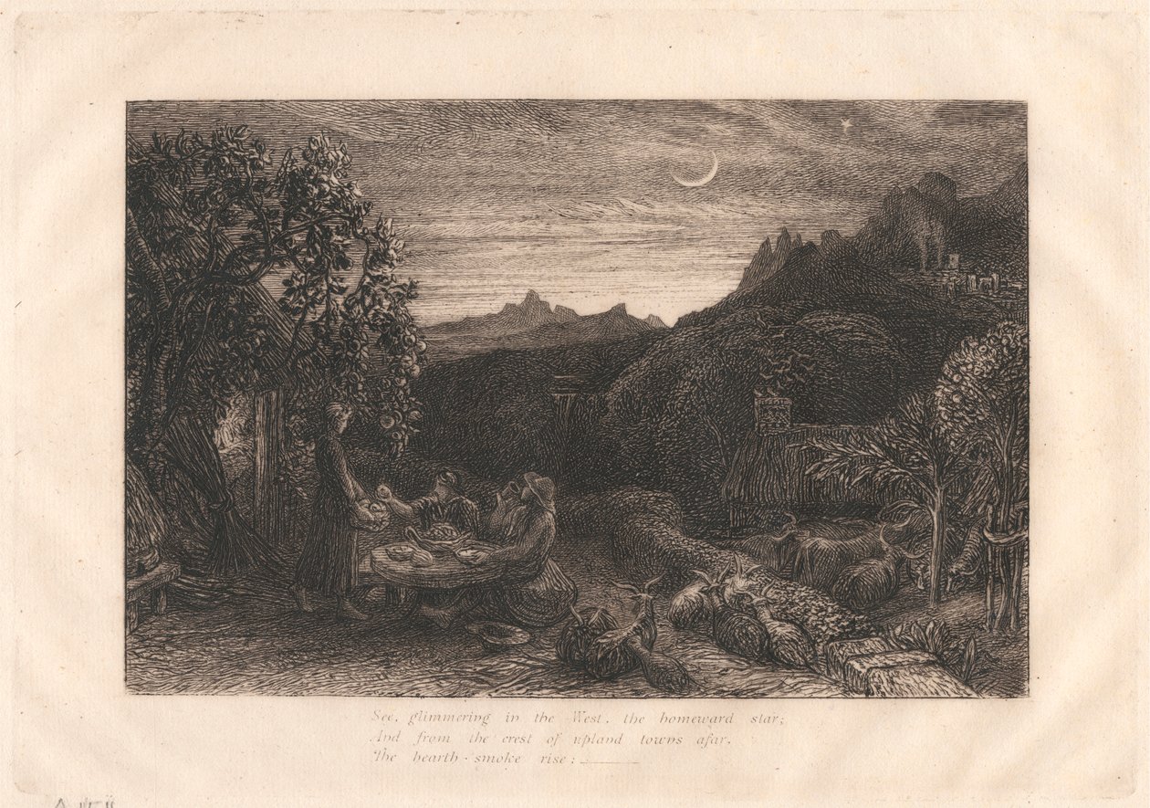 De Thuiskomende Ster door Samuel Palmer