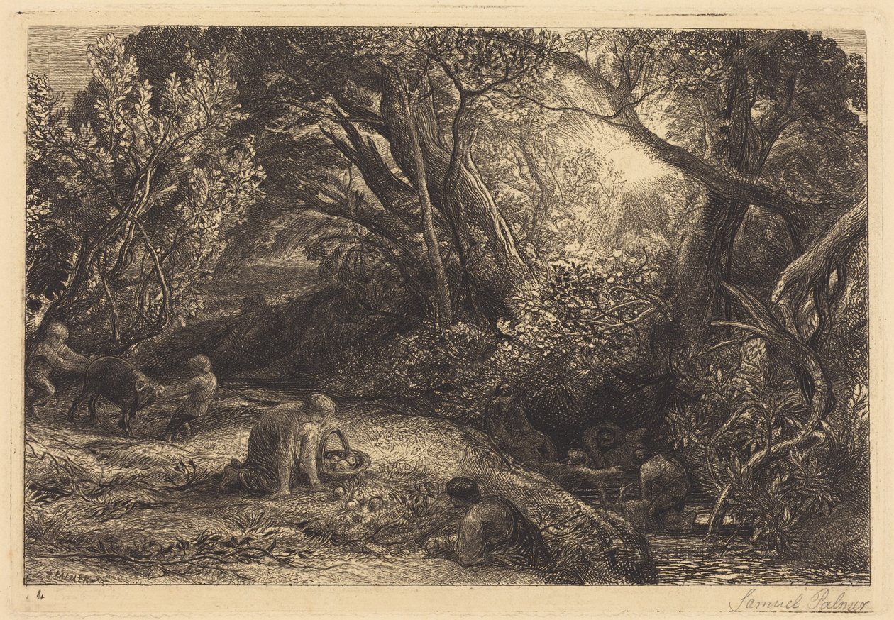 De ochtend van het leven door Samuel Palmer