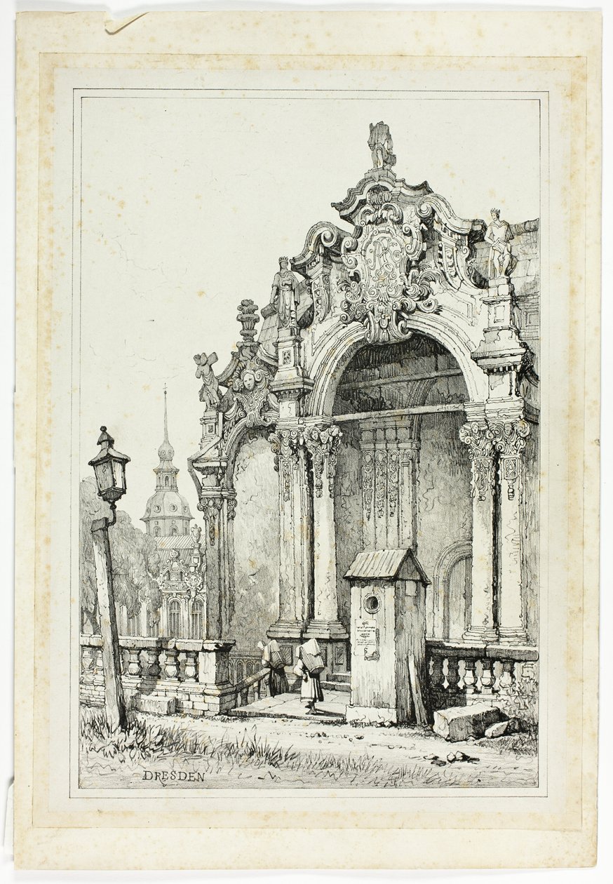 Dresden door Samuel Prout