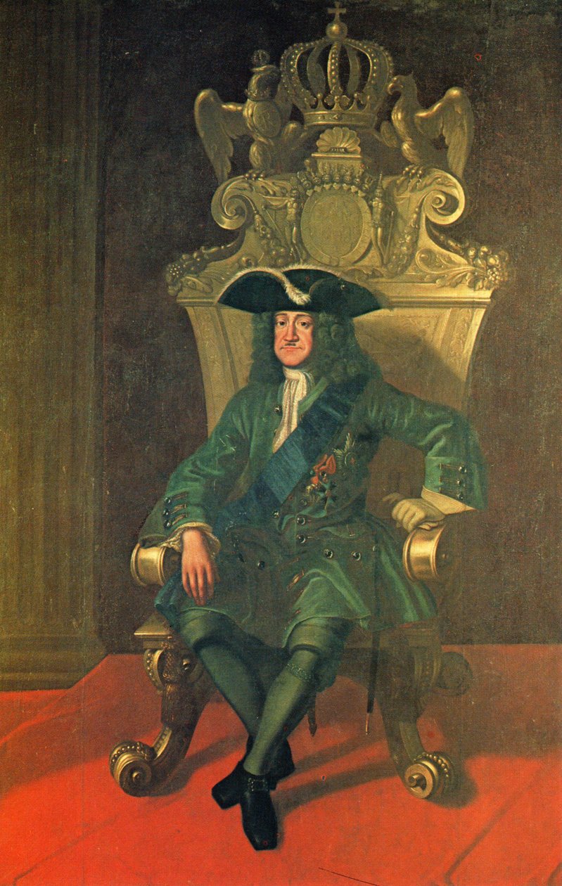 Portret van Frederik I van Pruisen door Samuel Theodor Gericke