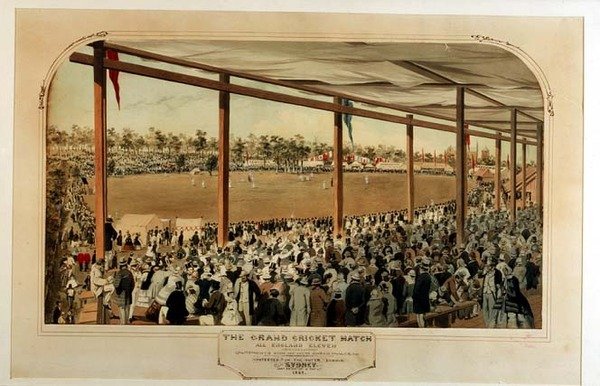 De Grote Cricketwedstrijd: All England Eleven tegen de Tweeëntwintig van New South Wales door Samuel Thomas Gill