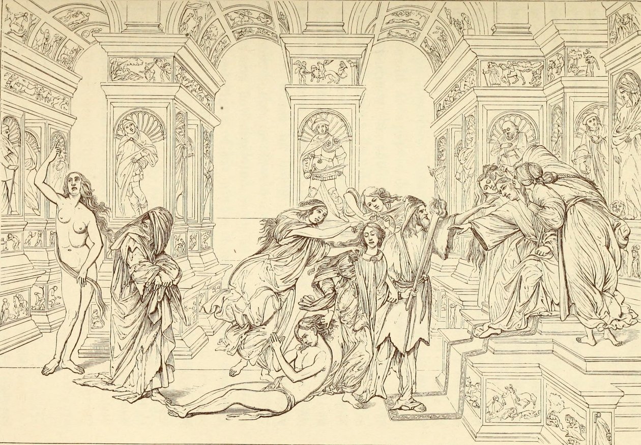 Kleine allegorie door Sandro Botticelli