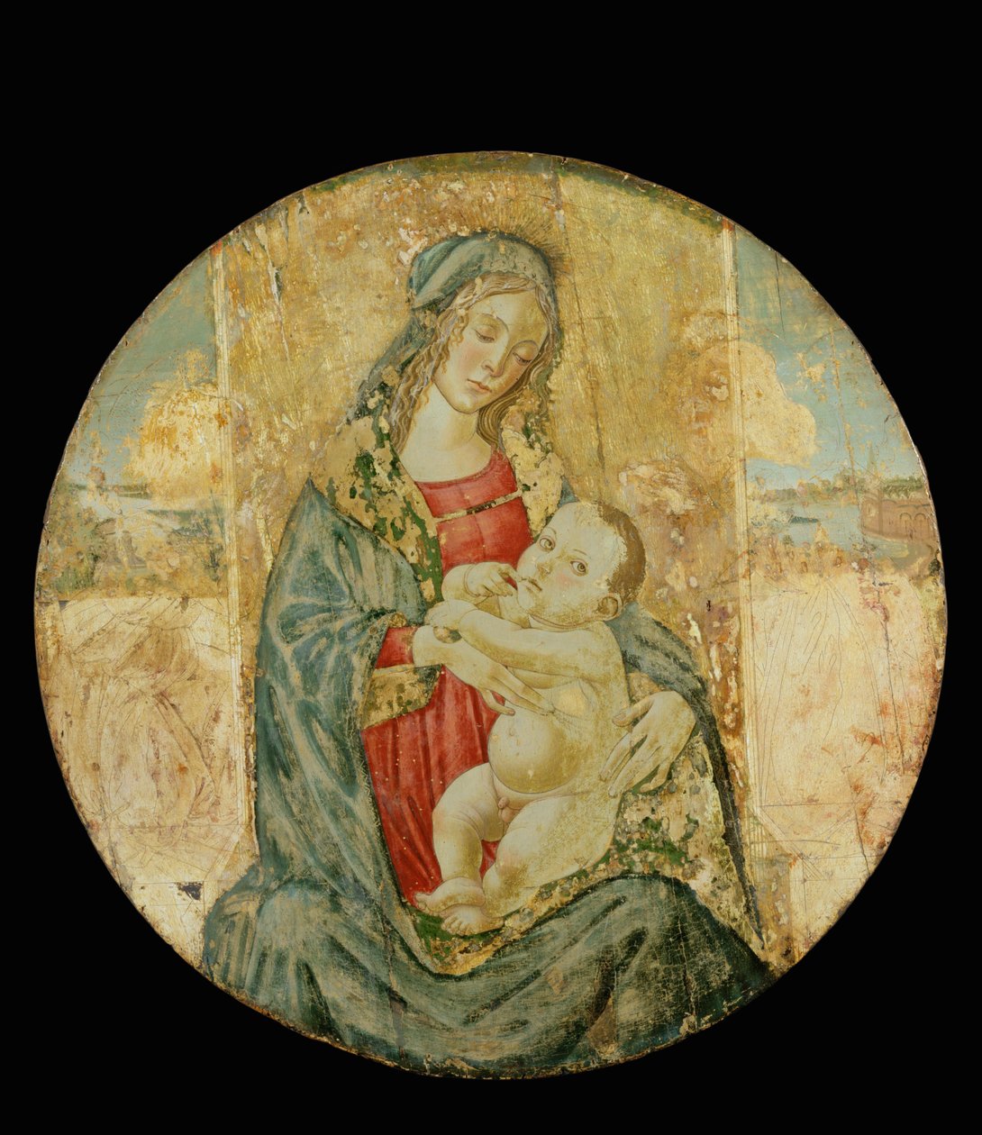 Madonna ... door Sandro (1444/5-1510) Botticelli