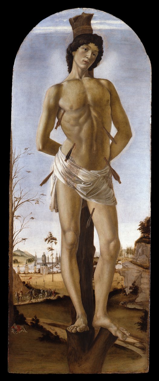 De heilige Sebastiaan door Sandro Botticelli