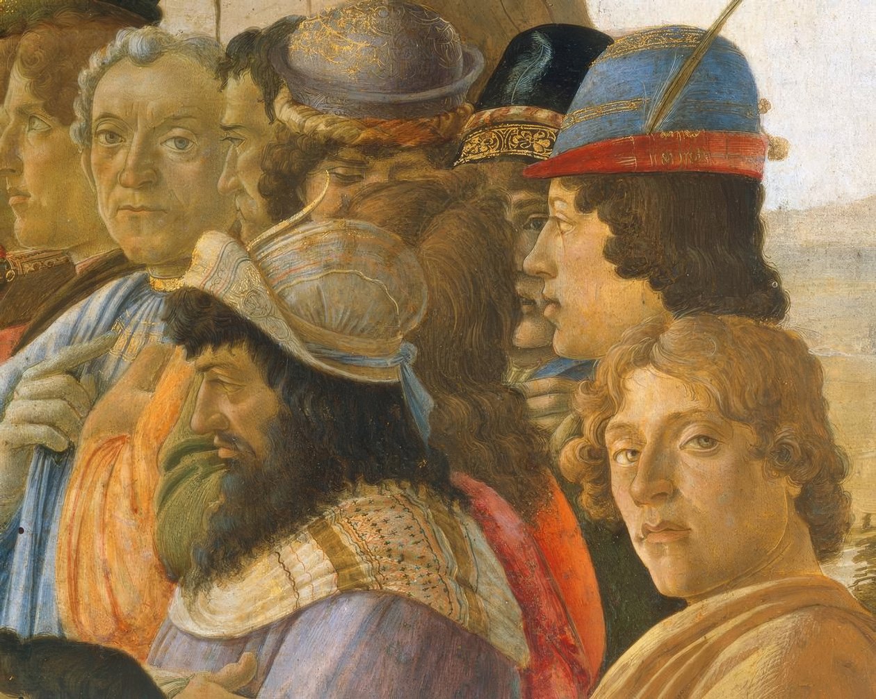 De Aanbidding der Koningen door Sandro Botticelli