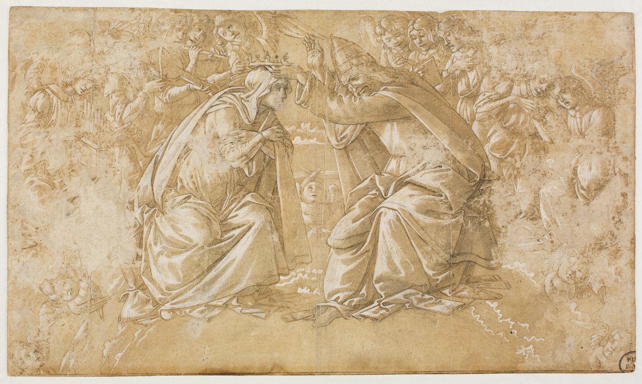 De doop van de eunuch door Sandro Botticelli