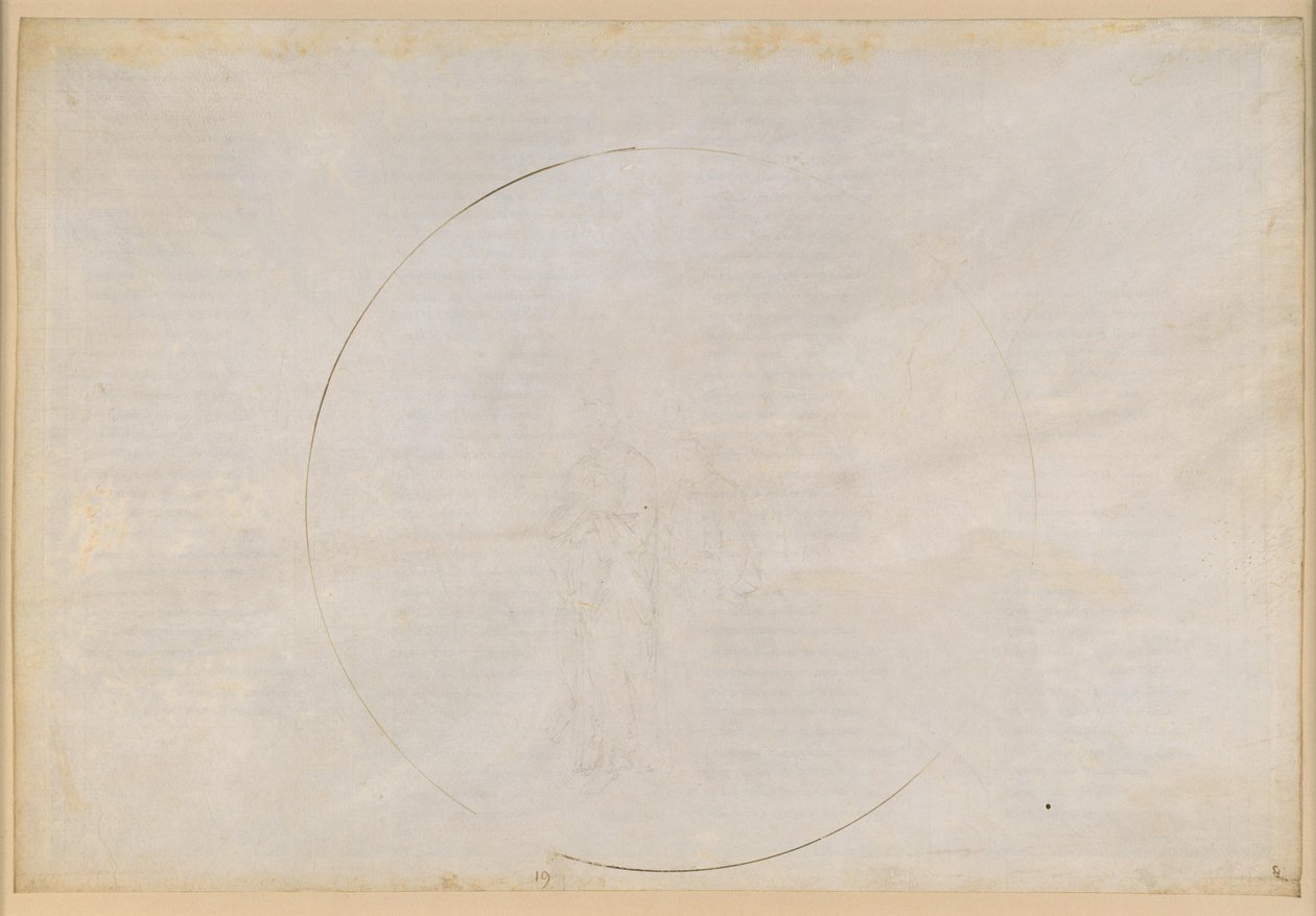 La Divina Commedia, Paradiso XIX. Zesde planetaire sfeer (de hemel van Jupiter): De adelaar merkt Dantes twijfels op over de verdoemenis van de heidenen en spreekt over de ondoorgrondelijke gerechtigheid van God door Sandro Botticelli