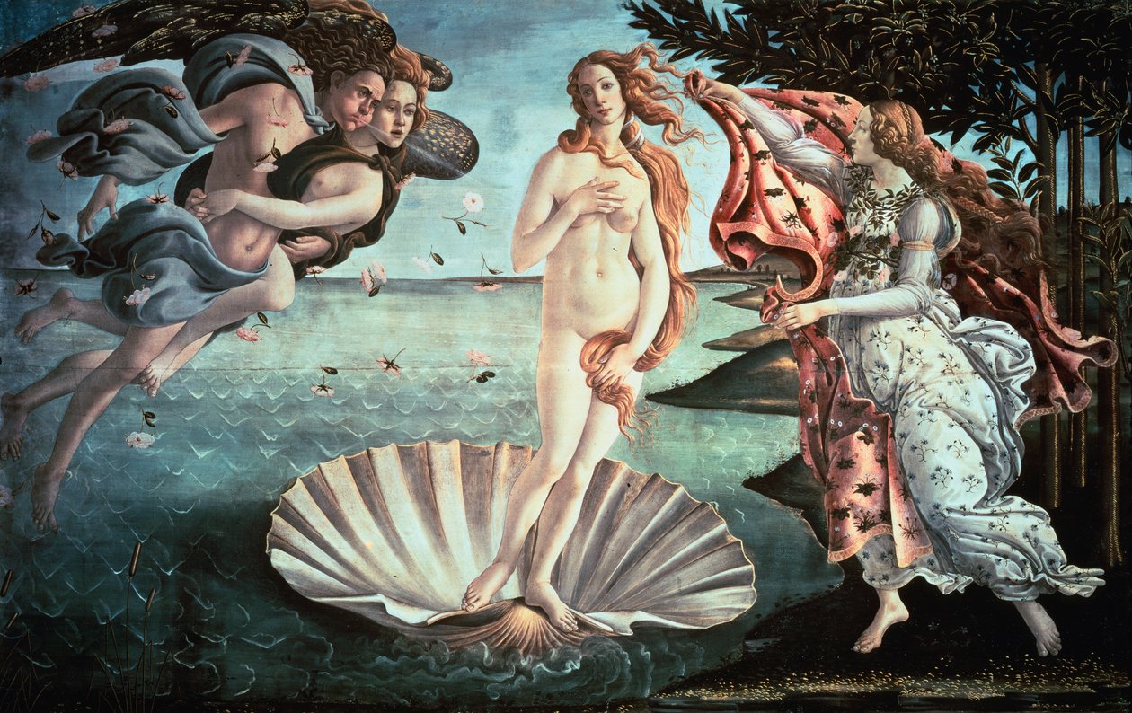 De Geboorte van Venus door Sandro Botticelli
