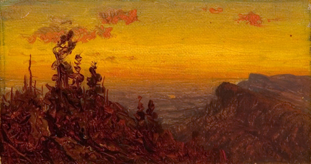 Van de Shawangunk Mountains door Sanford Robinson Gifford