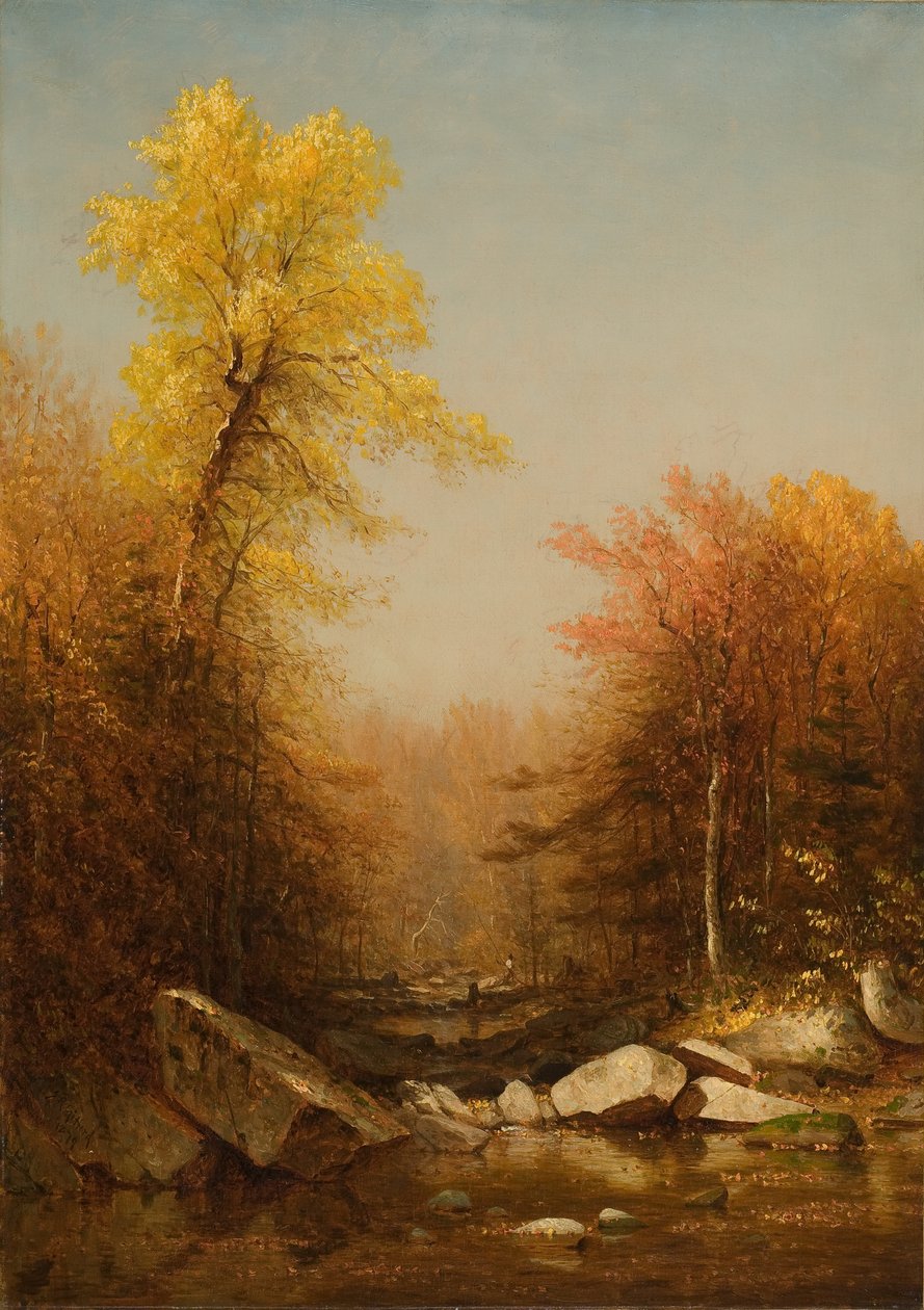Oktober in de Catskills door Sanford Robinson Gifford