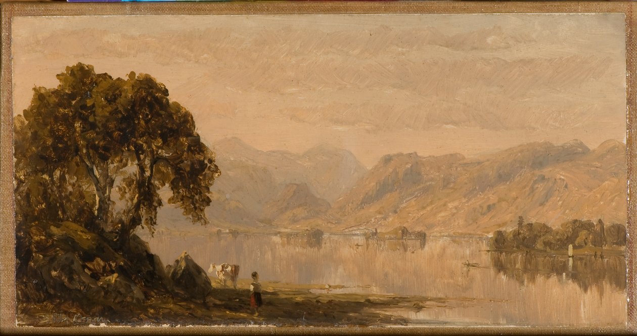 Rydalwater, een schets 1855 door Sanford Robinson Gifford