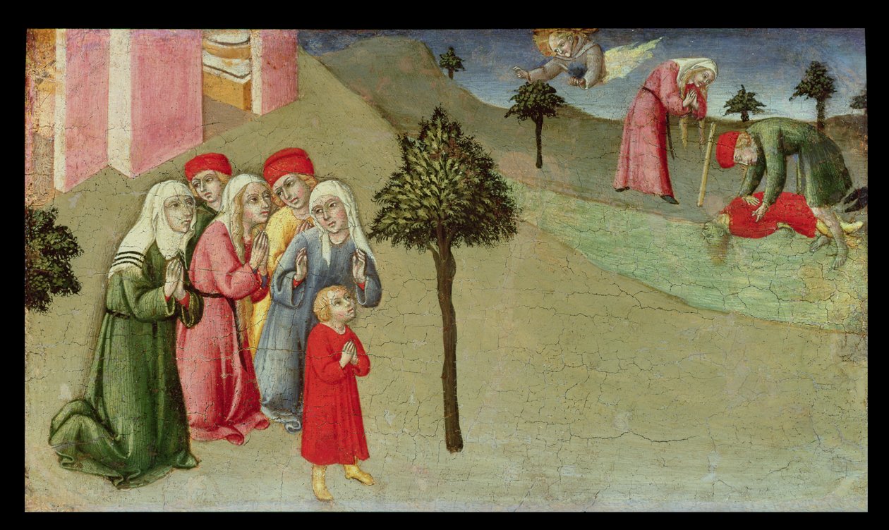Het wonder van San Bernardino door Sano di Pietro
