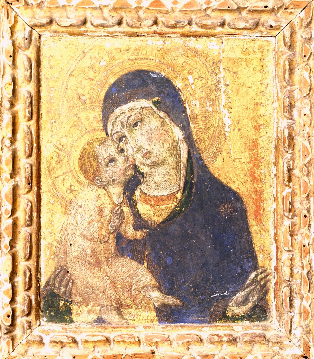 Madonna met Kind door Sano di also Ansano di Pietro di Mencio Pietro