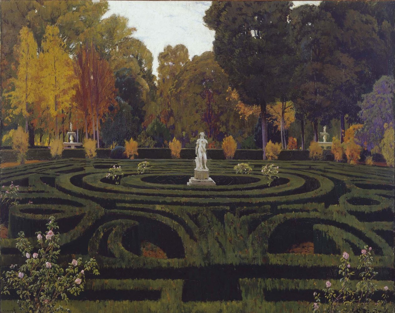 Oude Faun door Santiago Rusiñol