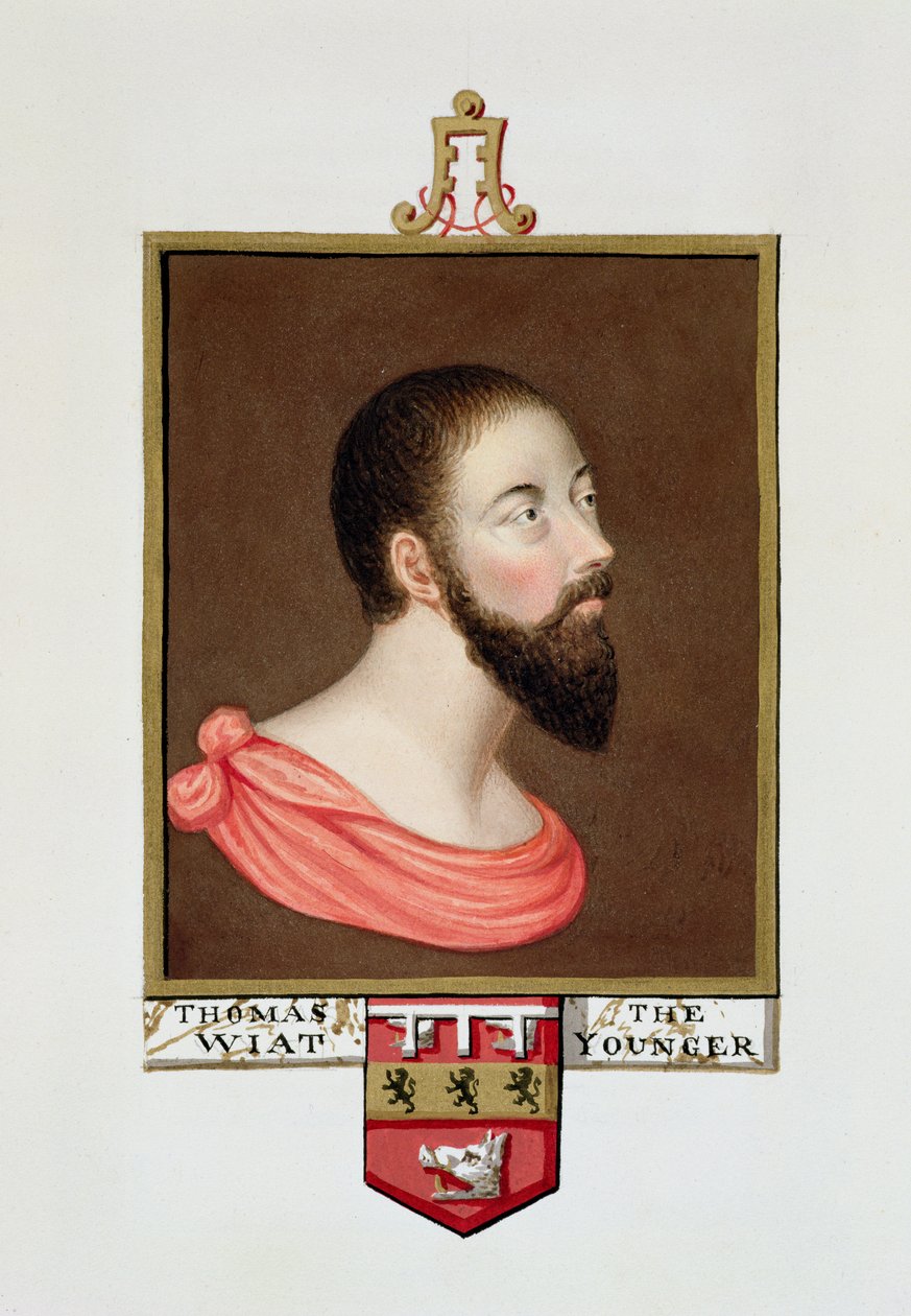 Portret van Sir Thomas Wyatt de Jongere (ca. 1521-54) uit 
