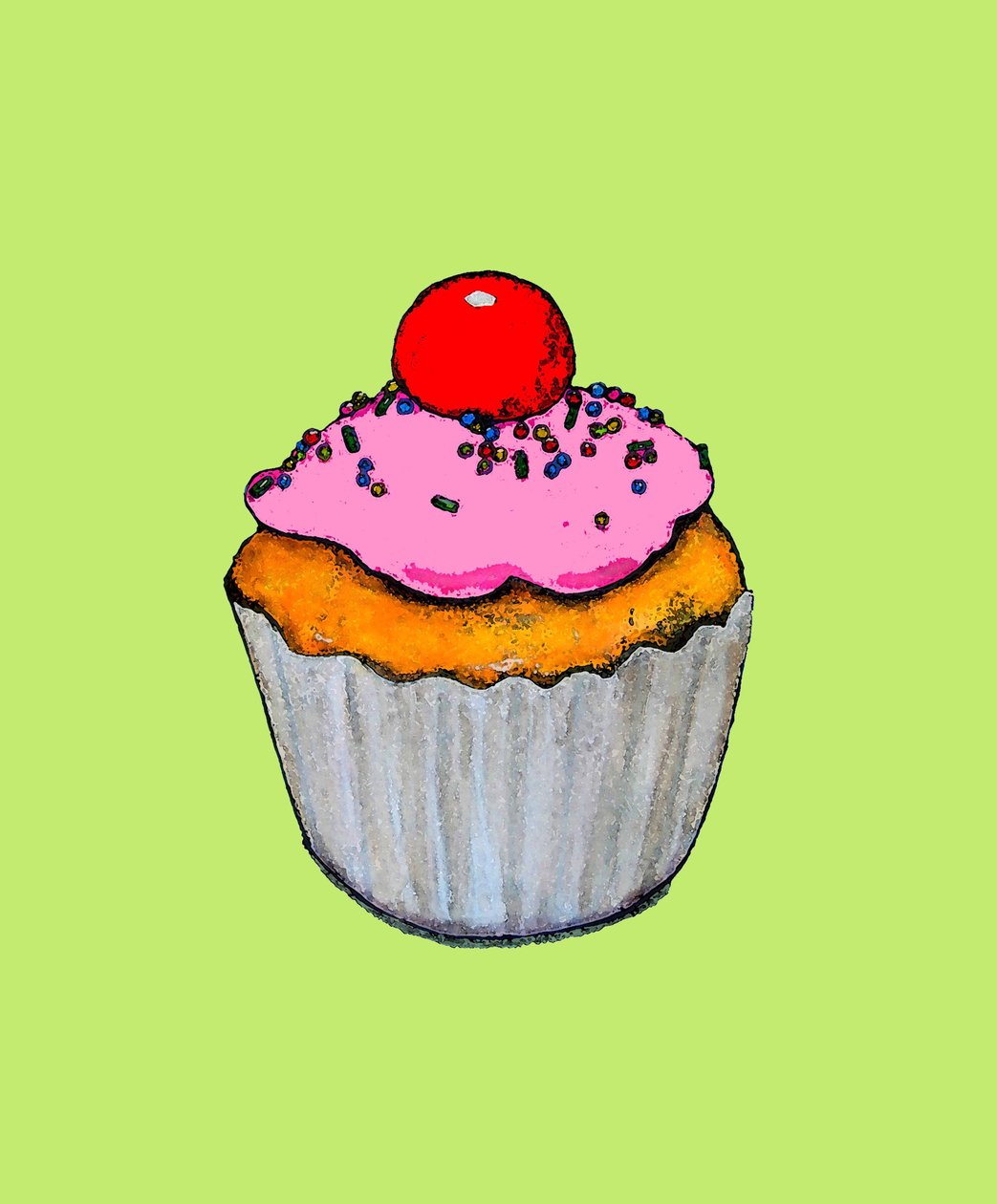 Cupcake, 2009 door Sarah Thompson Engels