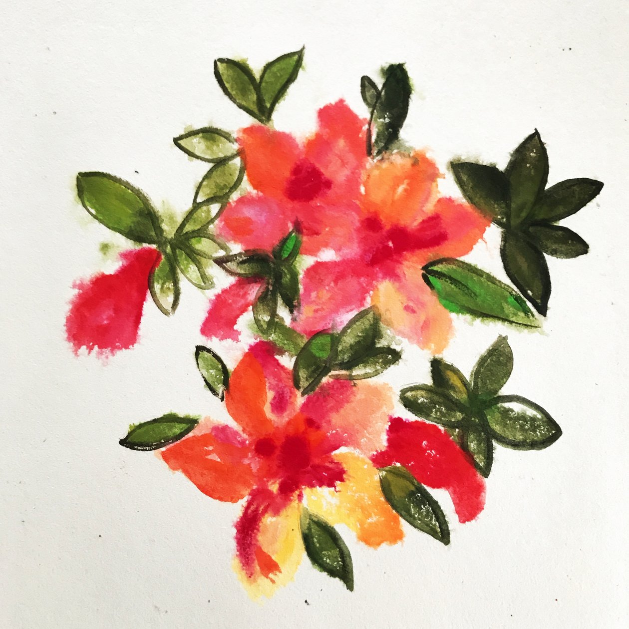 Pastel boeket door Sarah Thompson-Engels