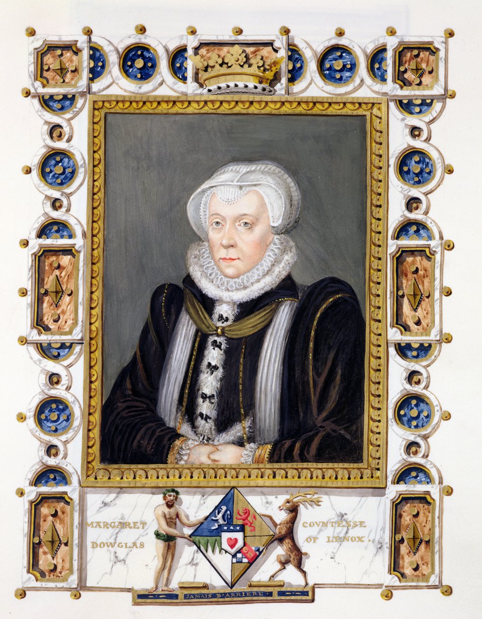 Portret van Margaret Douglas (1515-78) gravin van Lennox uit 