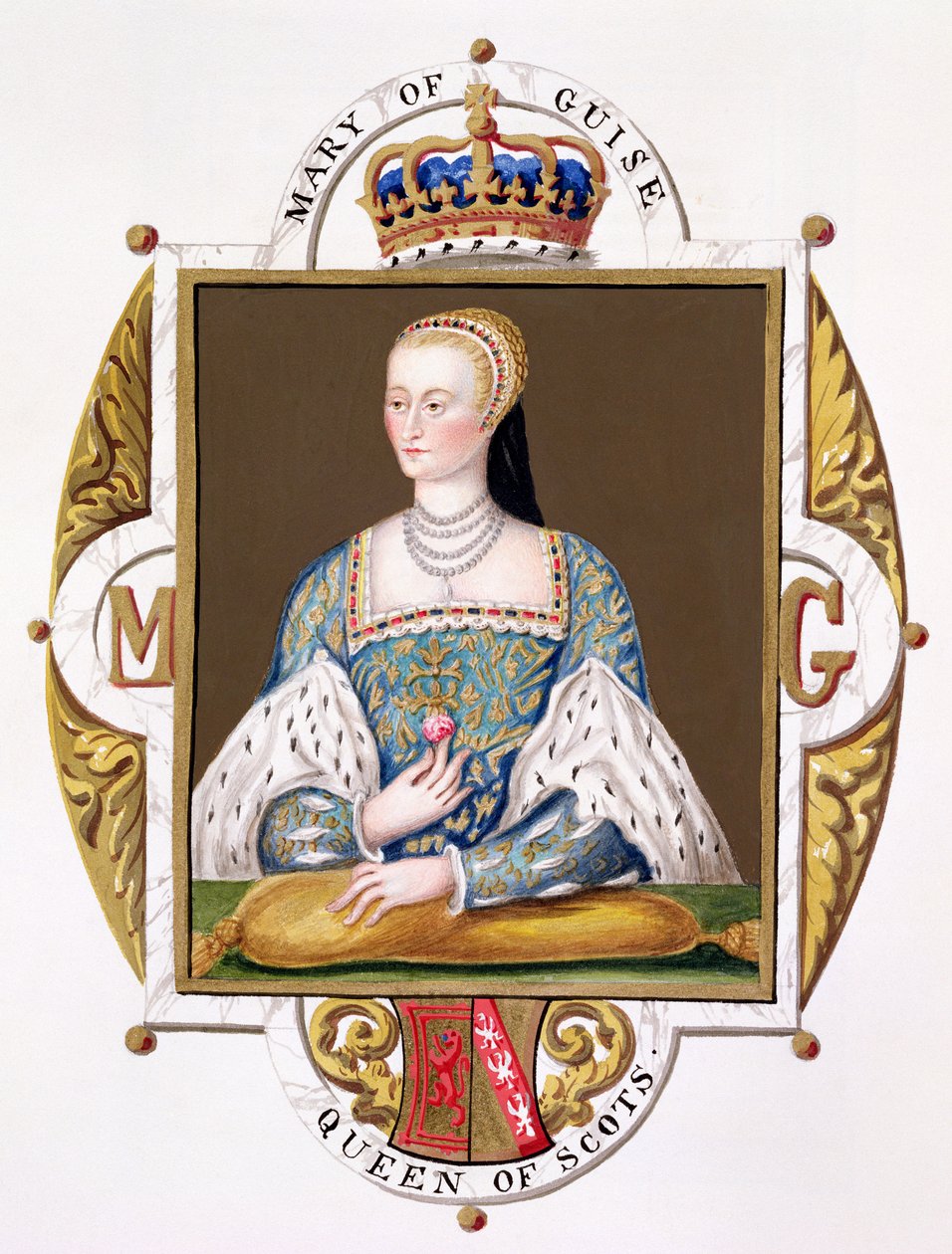 Portret van Mary of Guise (1515-60) koningin van Schotland uit 