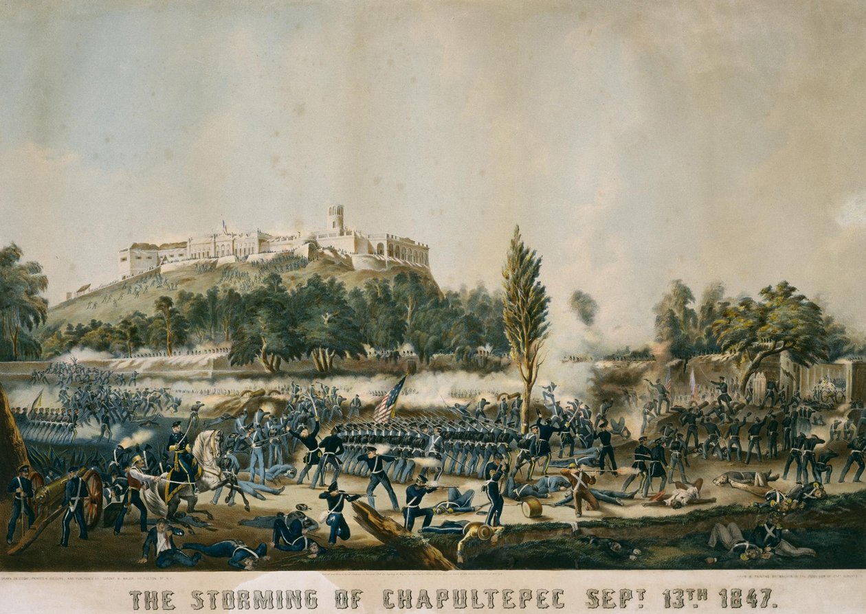 De Bestorming van Chapultepec 13 Sept. 1847 door Sarony and Major