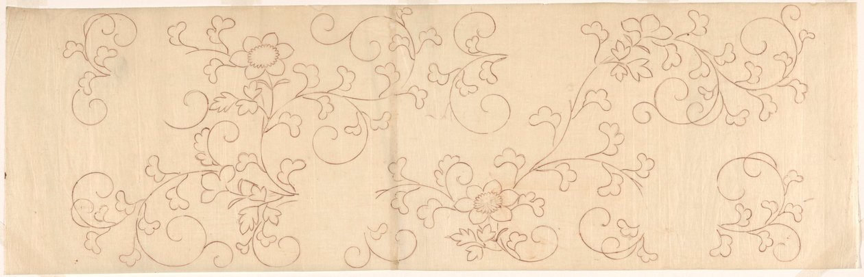 Bloemrankmotief door Sasaya (workshop of)