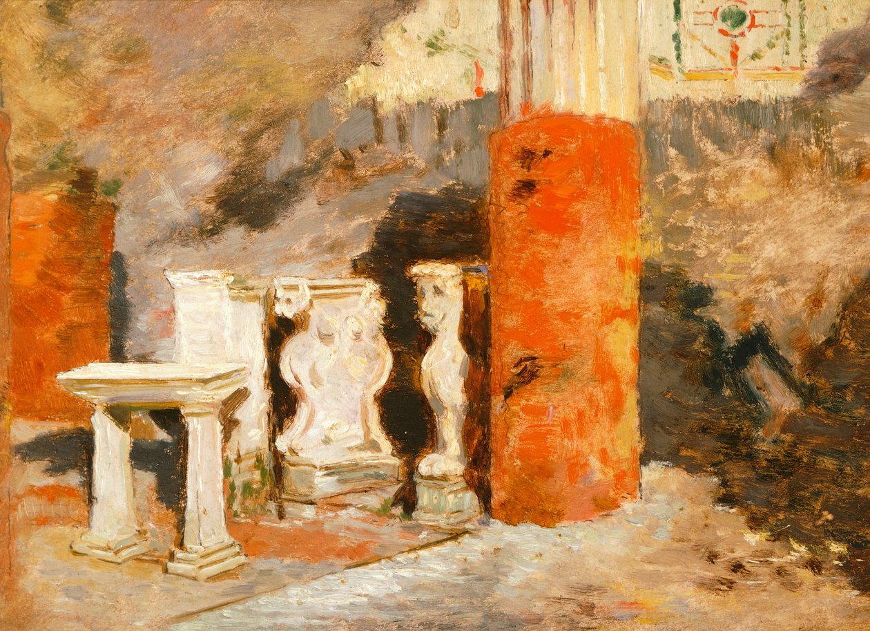 Huis in Pompeii door Saverio Altamura