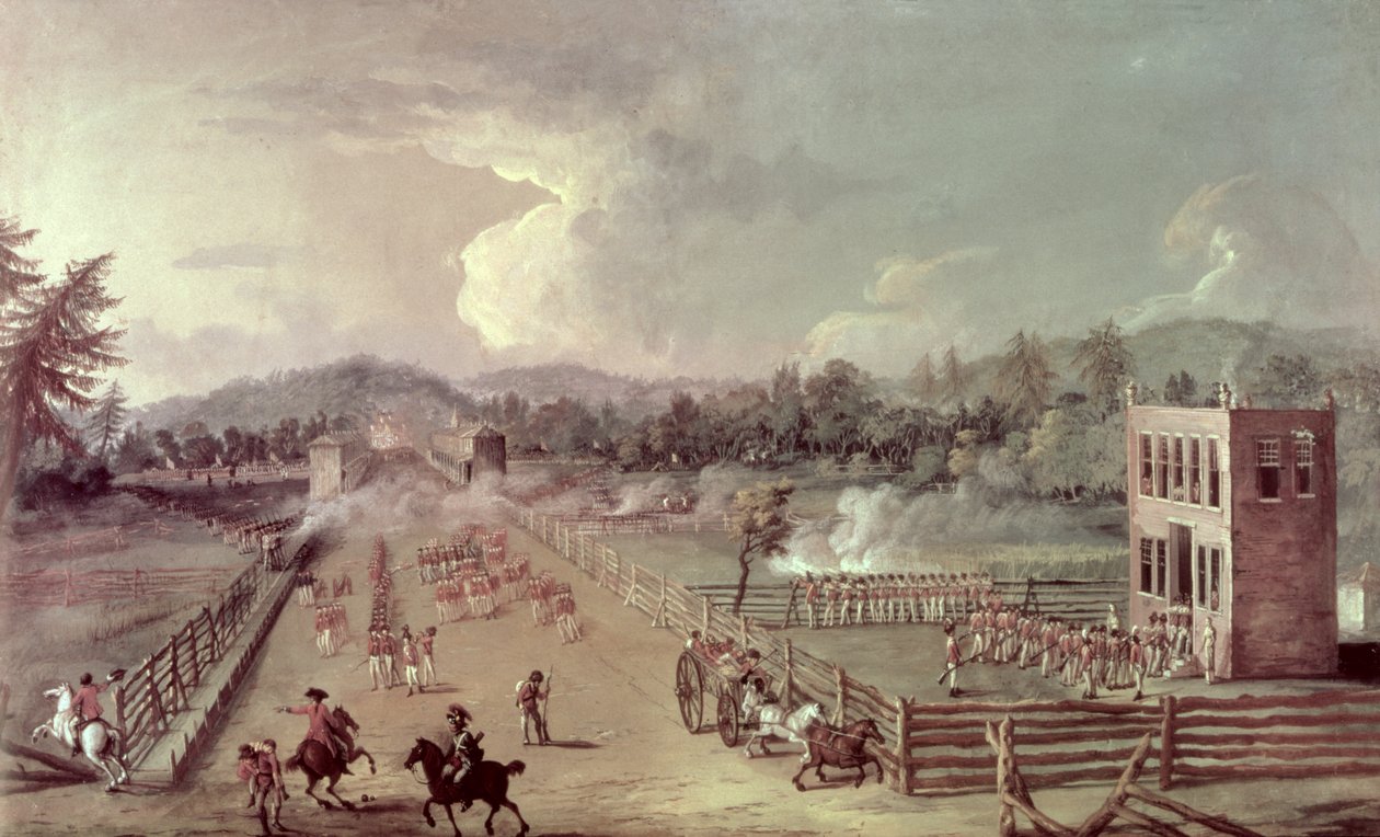 De Slag bij Germantown, 4 oktober 1777 door Saviero Xavier della Gatta