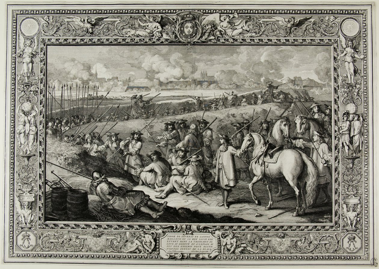 Beleg van Toernooi MDCLXVII door Sébastien Le Clerc the elder