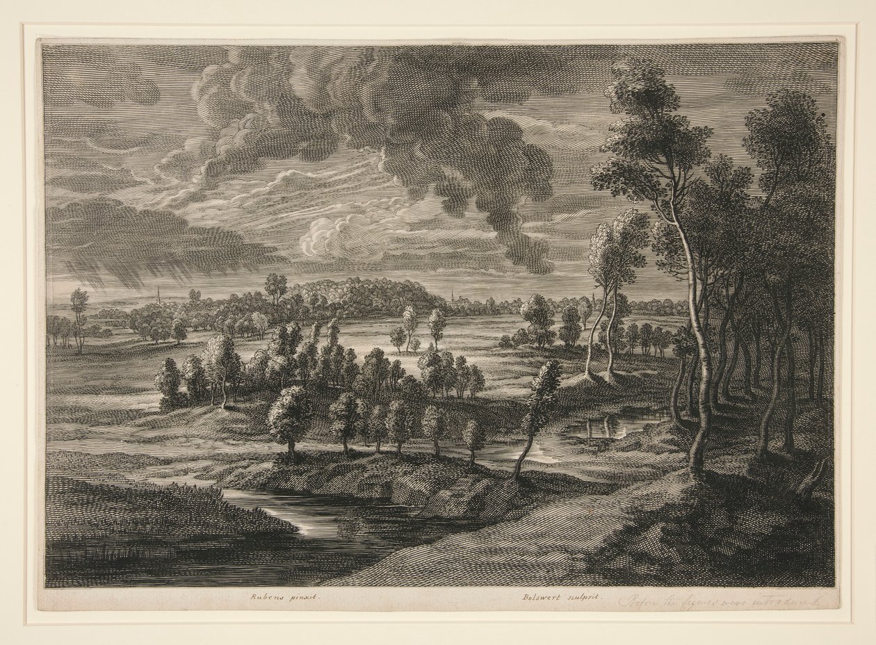 Landschap op het Platteland door Schelte Adams Bolswert