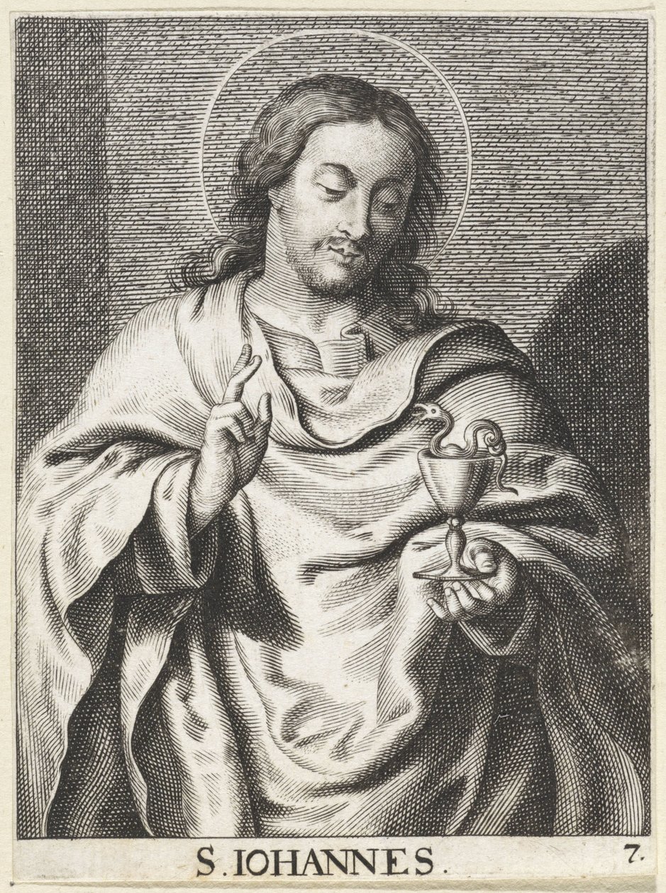 H. Johannes de Evangelist door Schelte Adamsz. Bolswert (possibly)