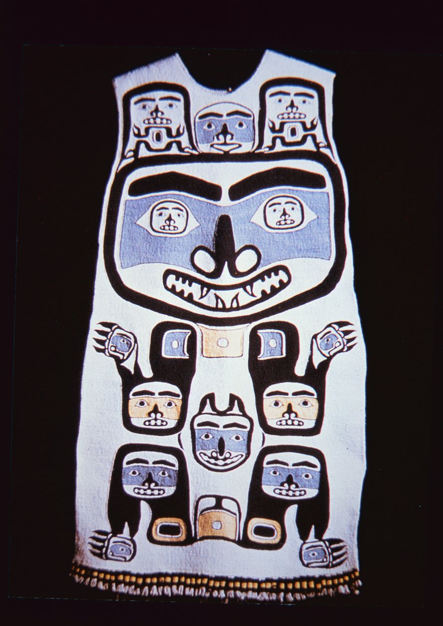 Chilkat Jurk, Tlingit Stam door School American