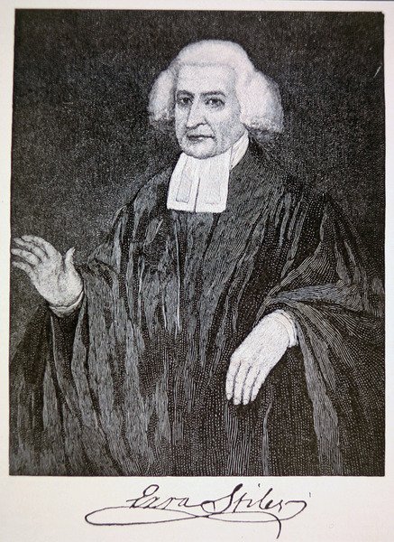 Ezra Stiles, naar het schilderij van John Trumball door School American
