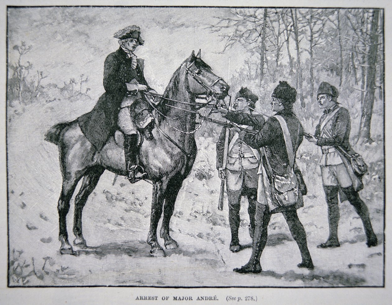 De gevangenneming van majoor John Andre door School American