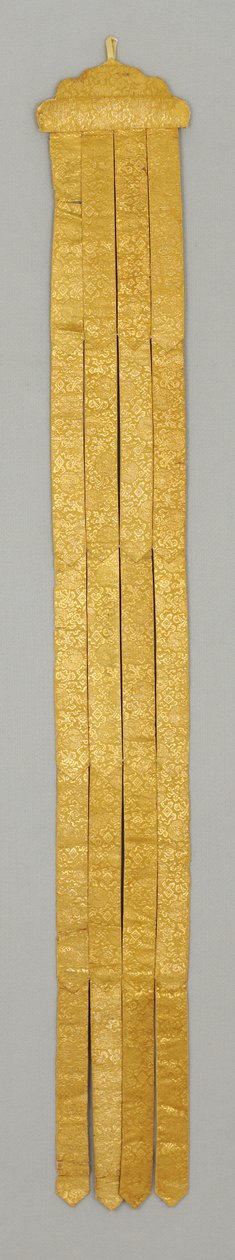Banderole/Tempel Hangend, ca. 18e eeuw door School Chinese