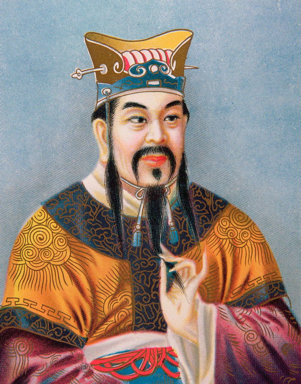 Confucius door School Chinese