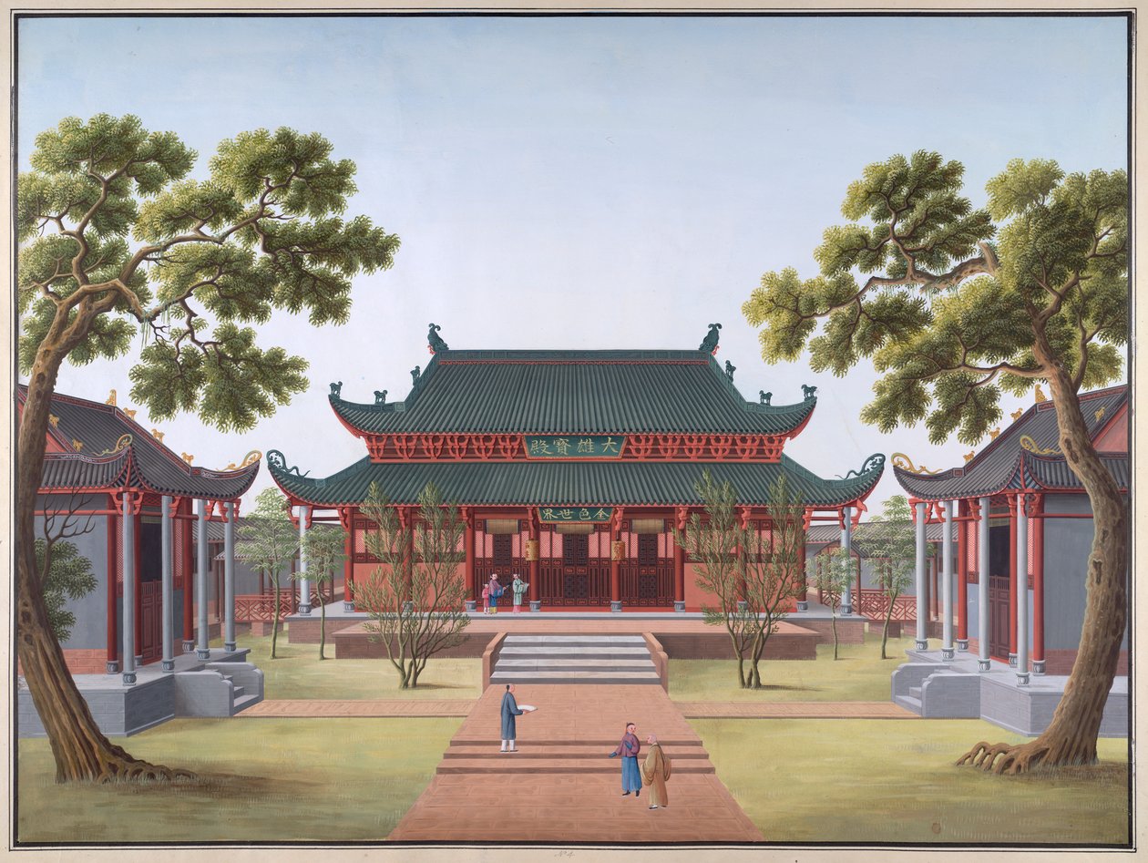 Honam Tempel - Hal van het Juweel van Heldhaftigheid door School Chinese