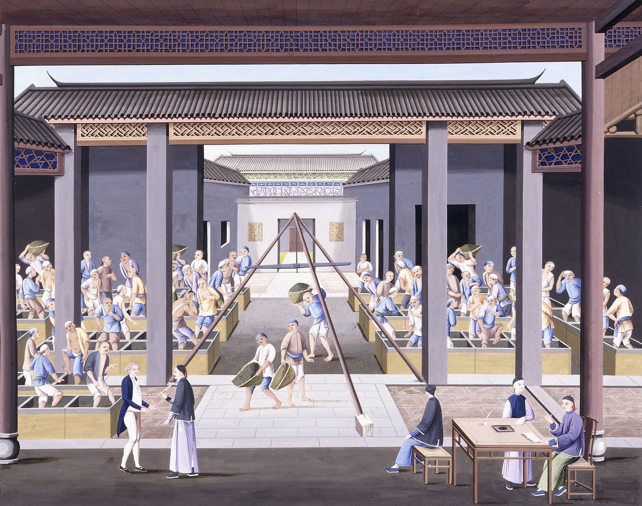 Thee Stampen door School Chinese