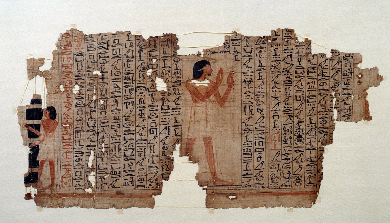 Egyptische oudheid: uittreksel uit een Dodenboek door School Egyptian
