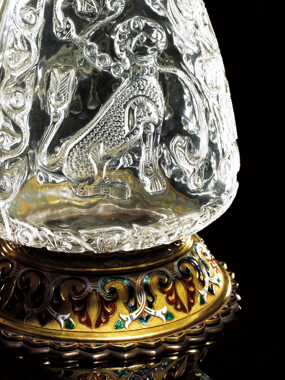 Fatimid kan, Egypte, 975-1025, gemonteerd door Jean-Valentin Morel, Sevres door School Egyptian